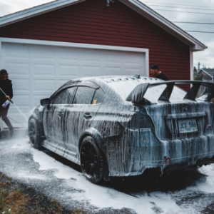 Car pressure washing